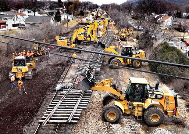 Construction Equipment Building Railway