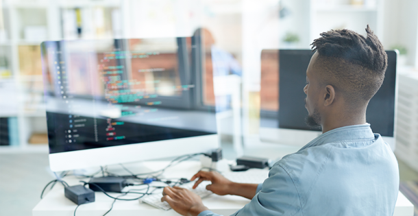 Employee look over code